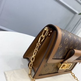 Сумка LV DAUPHINE, модель M44391, желтая, . Новая модель из класс