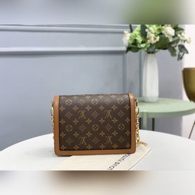 Сумка LV DAUPHINE, модель M44391, желтая, Новая сумка из классиче