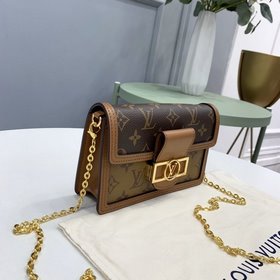 Сумка LV DAUPHINE, модель M68746, желтый цветок Новый ретро-эстет