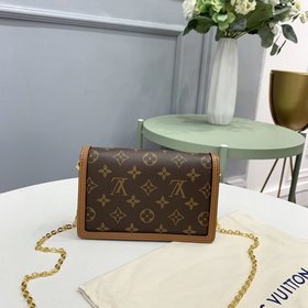 Сумка LV DAUPHINE, модель M68746, желтый цветок Новый ретро-эстет