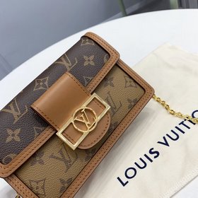 Сумка LV DAUPHINE, модель M68746, желтый цветок Новый ретро-эстет