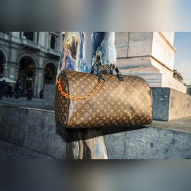 LV Модель M44471 KEEPALL 50 дорожная сумка (с плечевым ремнем) Ар
