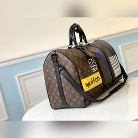 LV модель M44642 KEEPALL 50 дорожная сумка (с плечевым ремнем) Ос