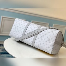 LV модель M44643 серебристо-белый, KEEPALL 50 дорожная сумка (с п