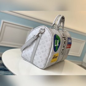 LV модель M44643 серебристо-белый, KEEPALL 50 дорожная сумка (с п