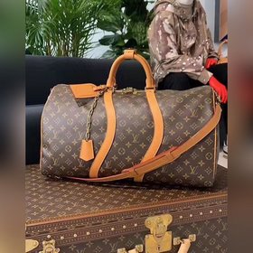 LV Модель M44474, дорожная сумка KEEPALL 50 (с плечевым ремнем) А