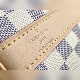 LV Артикул： N41427 KEEPALL 50 с белыми клетками (с плечевым ремн
