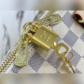 LV Артикул： N41427 KEEPALL 50 с белыми клетками (с плечевым ремн