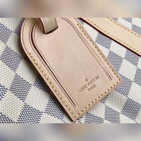LV Артикул： N41427 KEEPALL 50 с белыми клетками (с плечевым ремн