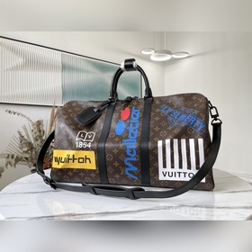 LV Артикул： M44642 Старая модель KEEPALL 50 дорожная сумка (с пл