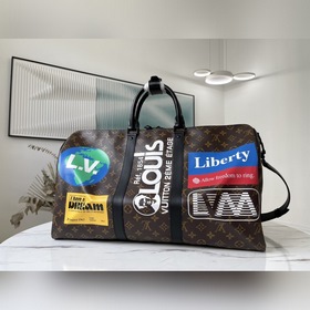 LV Артикул： M44642 Старая модель KEEPALL 50 дорожная сумка (с пл
