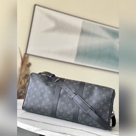 LV Модель： M40569 Черный с цветочным узором Дорожная сумка Прост