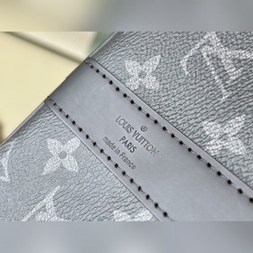 LV Модель： M40569 Черный с цветочным узором Дорожная сумка Прост