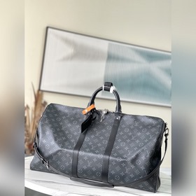 LV Модель： M45605 Черный с цветочным узором Дорожная сумка Вмес