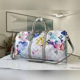 LV Артикул： M45758 KEEPALL BANDOULIèRE 50 Дорожная сумка, чернил