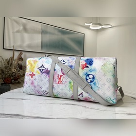 LV Артикул： M45758 KEEPALL BANDOULIèRE 50 Дорожная сумка, чернил
