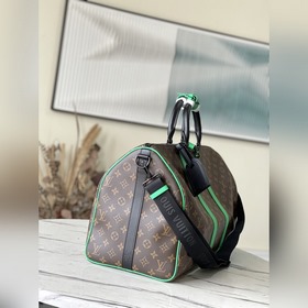 LV Модель： M46259 Дорожная сумка из прочного полотна Кожаные де