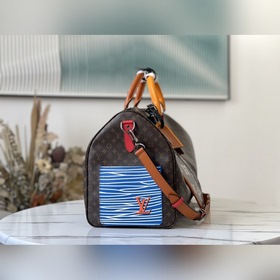 LV Модель： M56856 Старый узор KEEPALL BANDOULIERE Дорожняя сумк