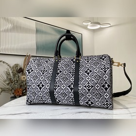 LV Модель： M57304 Keepall Bandoulière 45 Материал： ткань с узоро