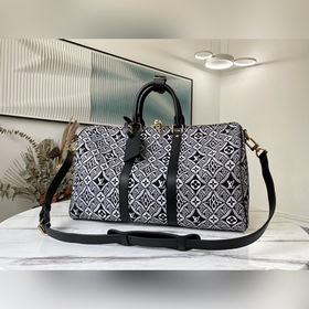 LV Модель： M57304 Keepall Bandoulière 45 Материал： ткань с узоро