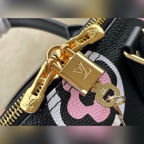 LV Артикул： M58656 Keepall Bandoulière 45 дорожная сумка Из кап