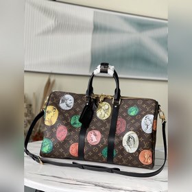 LV Артикул： M59261 45 Дорожная сумка из ткани Monogram Яркие цве