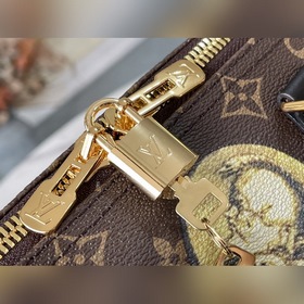 LV Артикул： M59261 45 Дорожная сумка из ткани Monogram Яркие цве