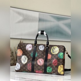 LV Артикул： M59261 45 Дорожная сумка из ткани Monogram Яркие цве