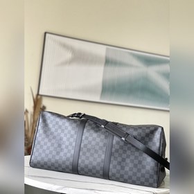 LV Модель： N41414 Черная дорожная сумка Просторная и удобная в и