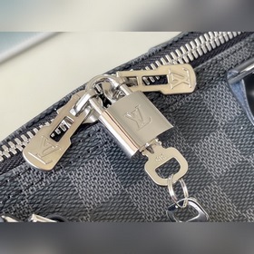LV Модель： N41414 Черная дорожная сумка Просторная и удобная в и