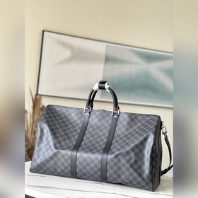 LV Модель： N41414 Черная дорожная сумка Просторная и удобная в и