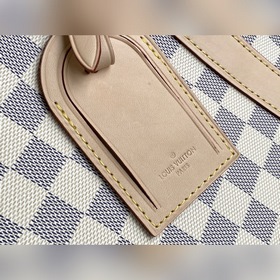 LV Модель： N41429 KEEPALL 55 с белыми клетками (с плечевым ремне