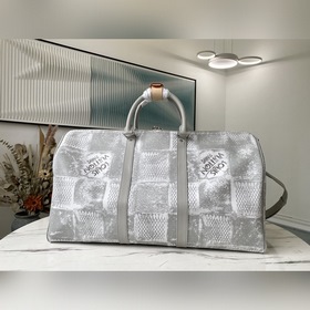 LV Артикул： N50069 Серый KEEPALL BANDOULIèRE 50 Дорожная сумка Э