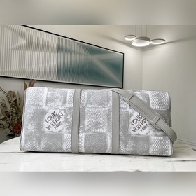 LV Артикул： N50069 Серый KEEPALL BANDOULIèRE 50 Дорожная сумка Э