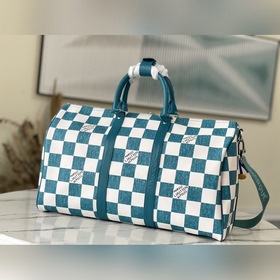 LV Артикул： N80404 Зеленый Keepall Bandoulière 45 дорожная сумк