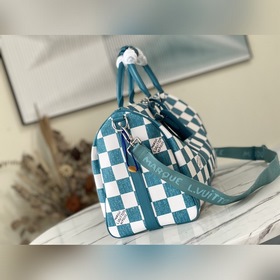 LV Артикул： N80404 Зеленый Keepall Bandoulière 45 дорожная сумк