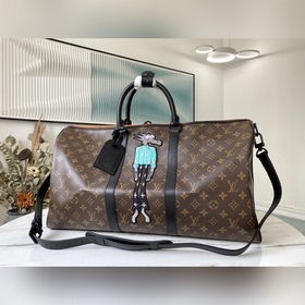 LV Артикул： M45616 Keepall Bandoulière 50 дорожная сумка Сумка