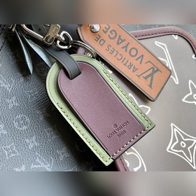 LV Артикул： M56856 Черный с цветочным узором KEEPALL BANDOULIER