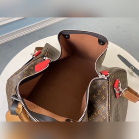 LV Модель M45988 KEEPALL 50 с небольшим цветочным узором (с плеч