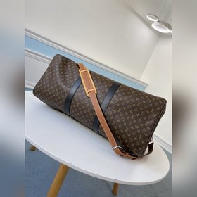 LV Модель M45988 KEEPALL 50 с небольшим цветочным узором (с плеч