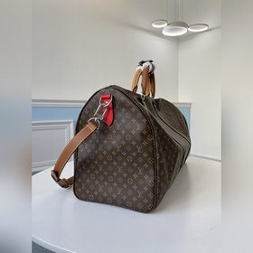 LV Модель M45988 KEEPALL 50 с небольшим цветочным узором (с плеч
