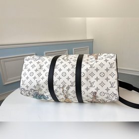 LV Модель M41449 Keepall 45 с длинным ручкой Эта дорожная сумка и