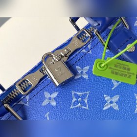 LV Модель M86988 Keepall Bandoulière 50, дорожная сумка с белым н