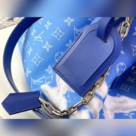 LV Модель M86988 Keepall Bandoulière 50, дорожная сумка с белым н