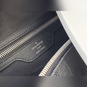 LV модель M30235 черная сумка KEEPALL 45 (с плечевым ремнем) Мягк