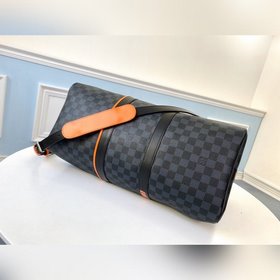 LV модель N40166 Классическая дорожная сумка Keepall в сочетании 