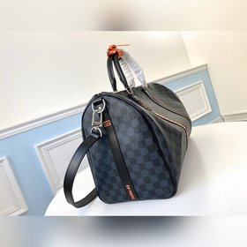 LV модель N40166 Классическая дорожная сумка Keepall в сочетании 