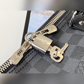 LV Модель N41418 Сумка Keepall 45 Сумка из ткани Damier Graphite