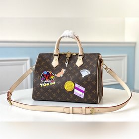 LV Модель M40391 Сетчатый принт SPEEDY 30 Сумка (с плечевым рем