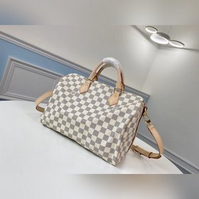 LV Блестящие латунные аксессуары и навесной замок Подушка Регули